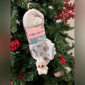 Labubu Socks with Purse Charm